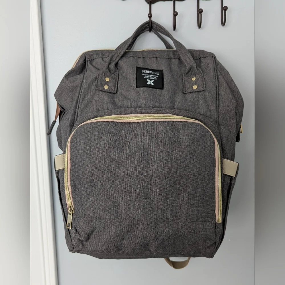BebeWing Diaper Bag Backpack, NWOT